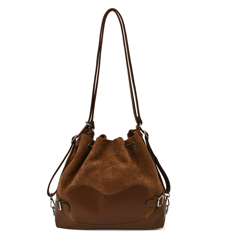 Wholesale PU Leather Drawstring shoulder bag